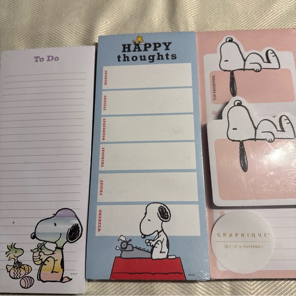 Snoopy Notepad Set - Picture 6 of 6